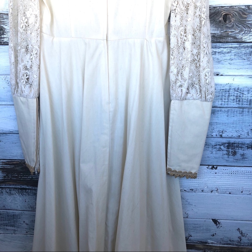 SOLD Gunne Sax Ivory Lace Gown (Updated) - Picture 12 of 14